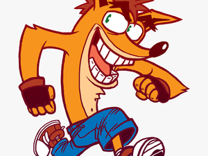 Crash Bandicoot Funny Drawing