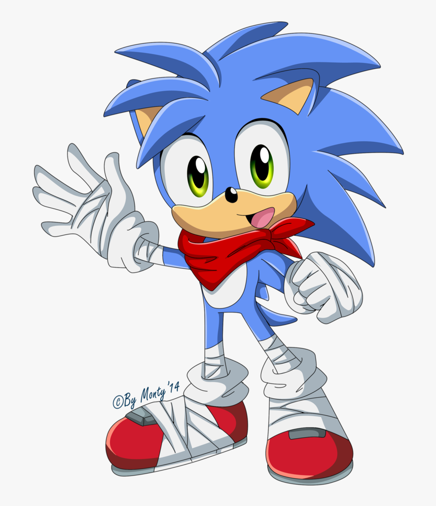 Monty And Sonic The Hedgehog