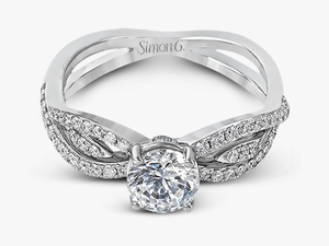 18k White Gold Engagement Ring - Engagement Ring