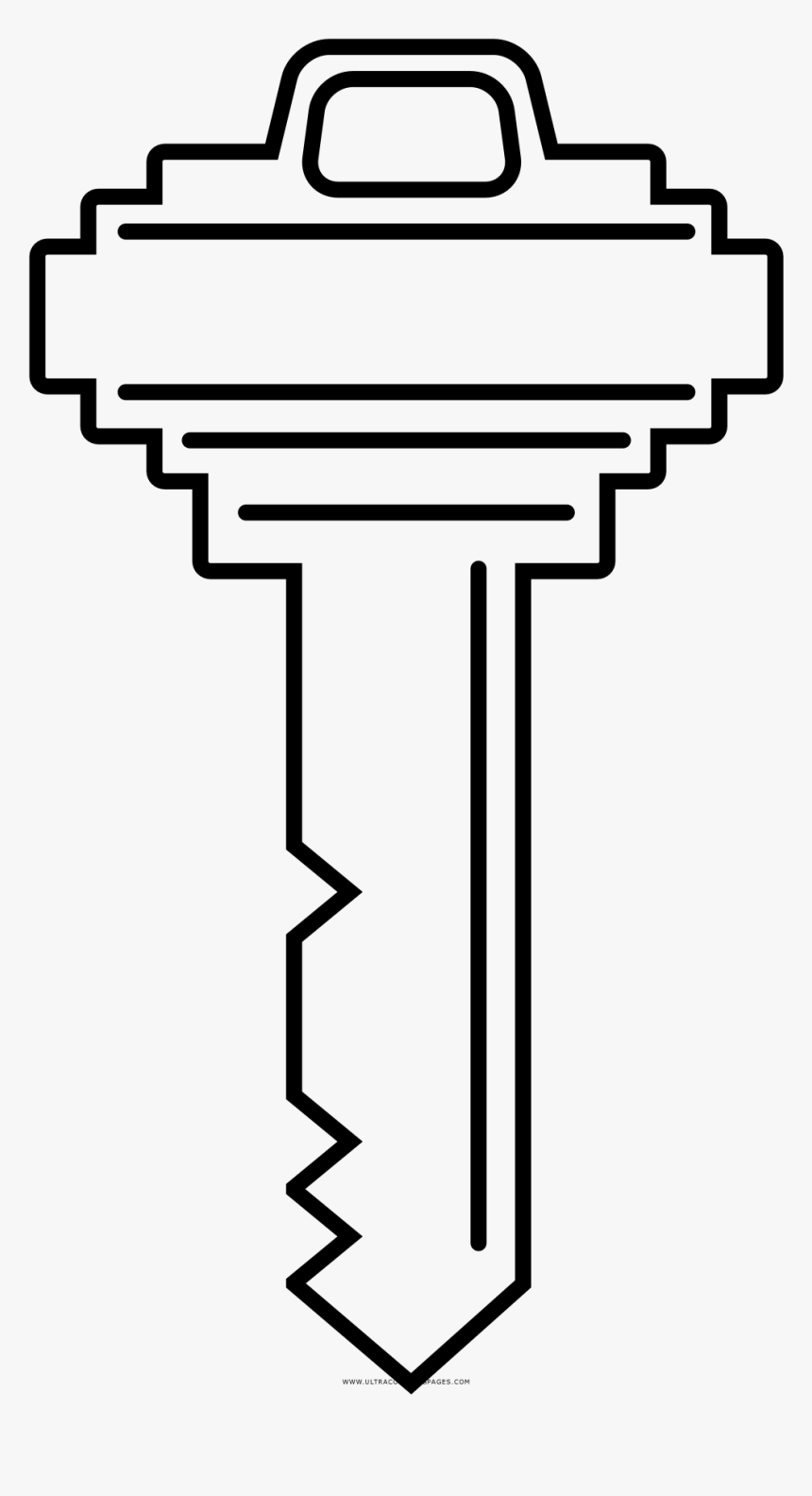 House Key Coloring Page - Sports Logo