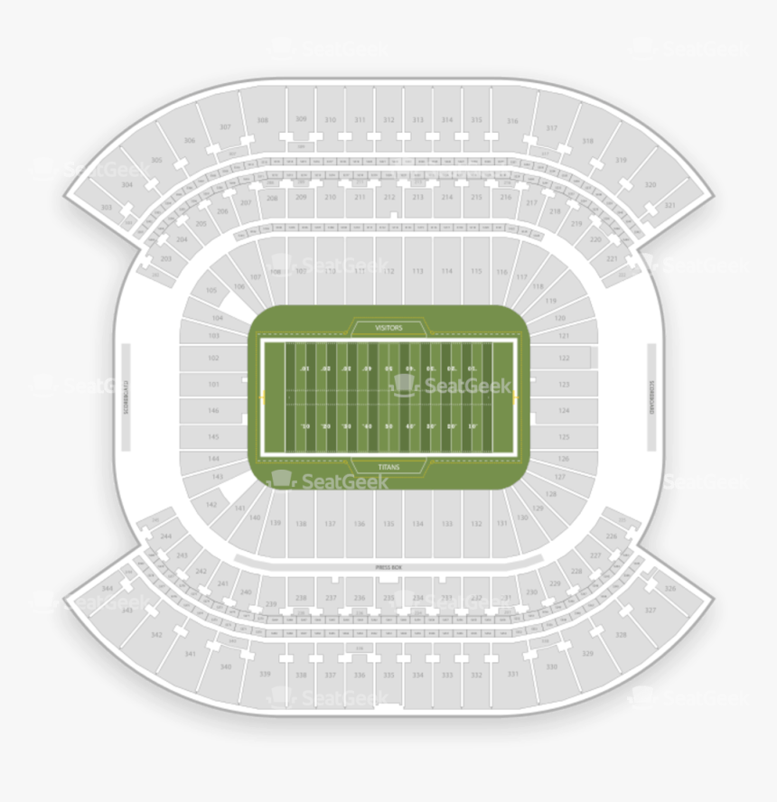 Tennessee Titans Seating Chart Map Seatgeek - Section 110 Nissan Stadium