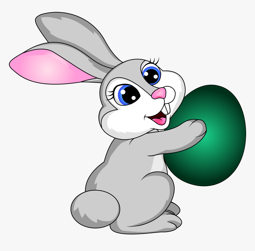 Rabbit Cartoon Clip Art - Rabbit Carrot Eating Drawings