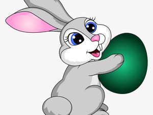 Rabbit Cartoon Clip Art - Rabbit Carrot Eating Drawings