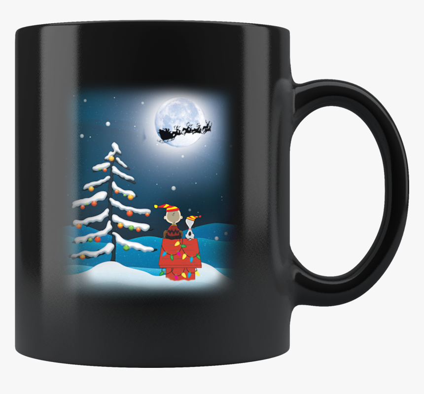 Charlie Brown And Snoopy Christmas Night Light Mug - Mug