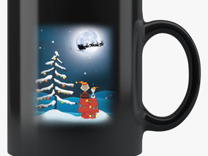 Charlie Brown And Snoopy Christmas Night Light Mug - Mug