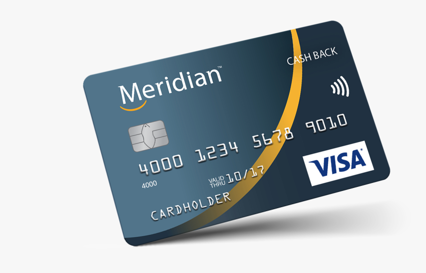 Credit Card Png - Meridian Visa * Cash Back Card