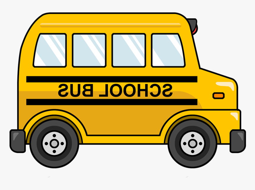 Free Cute Cartoon School Bus Clip Art - School Bus Clipart Transparent