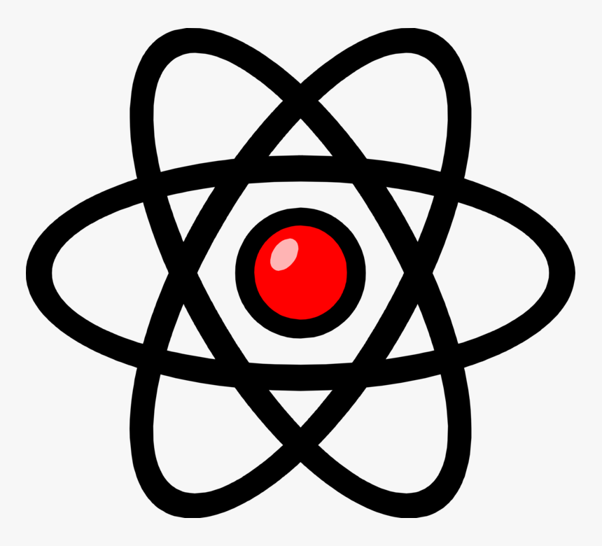Vector Illustration Of Atom Smallest Unit Of Matter - Logo React Js Png