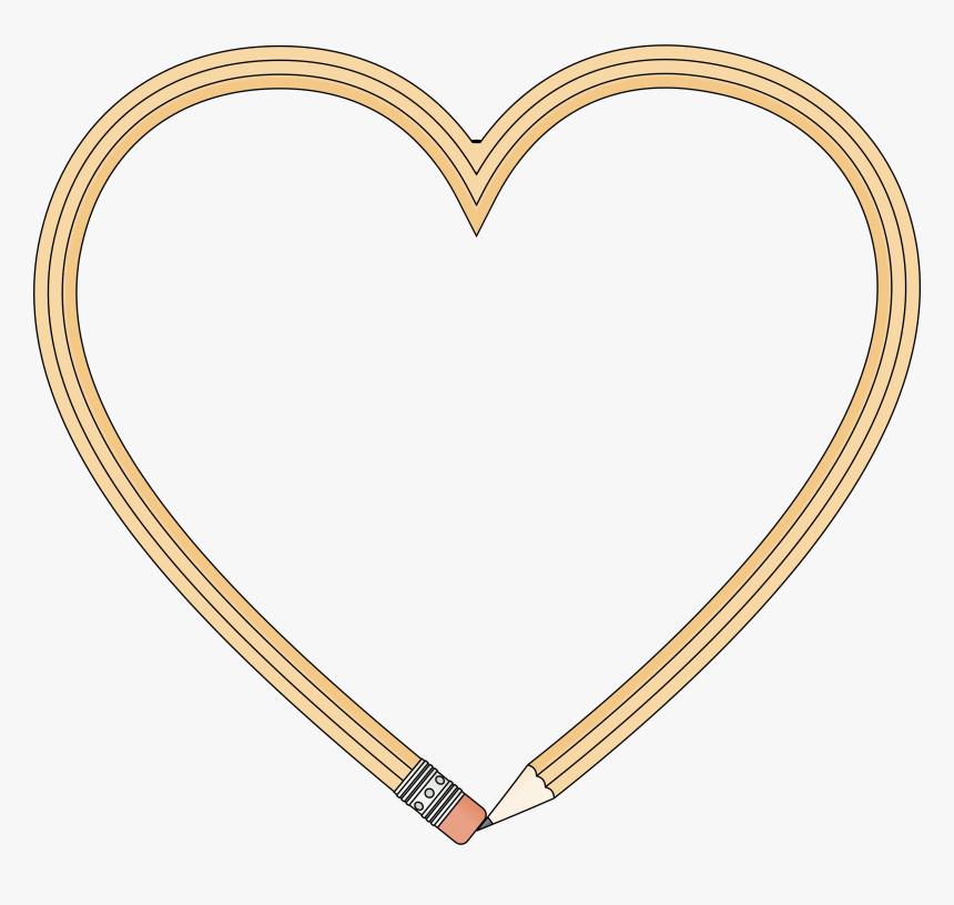 Pencil Heart Clip Arts - Pencil 