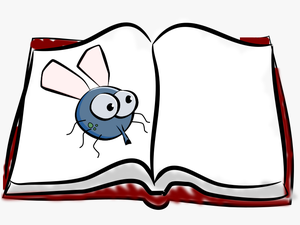 Fly On A Book - Fly Cute