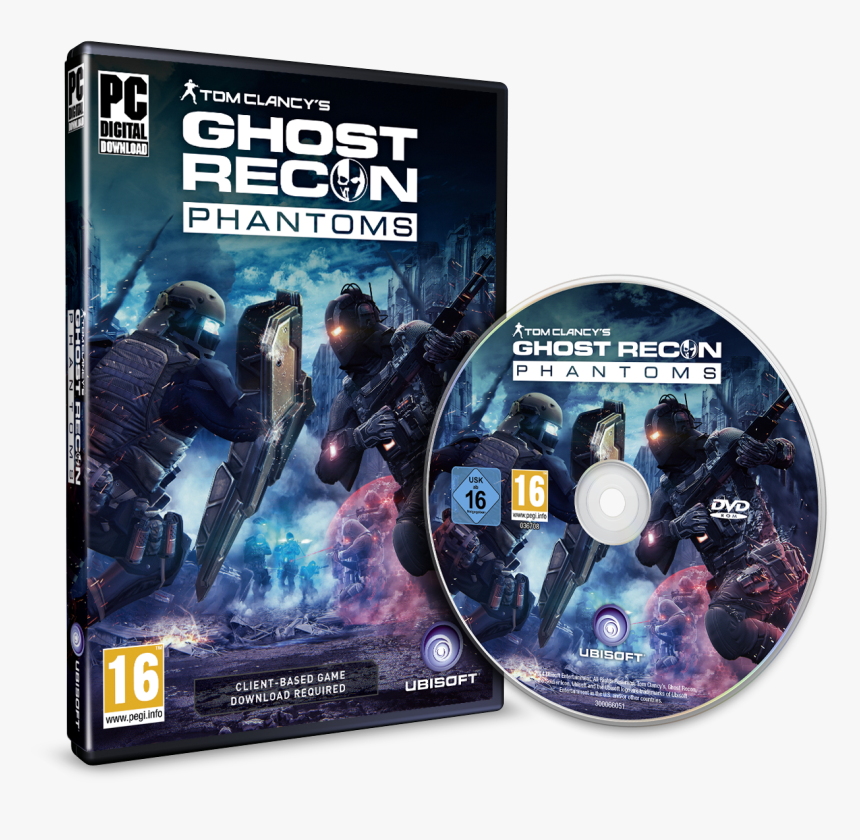 Grp Pc 3d Dvd Uk - Ghost Recon Phantoms Pc Cover