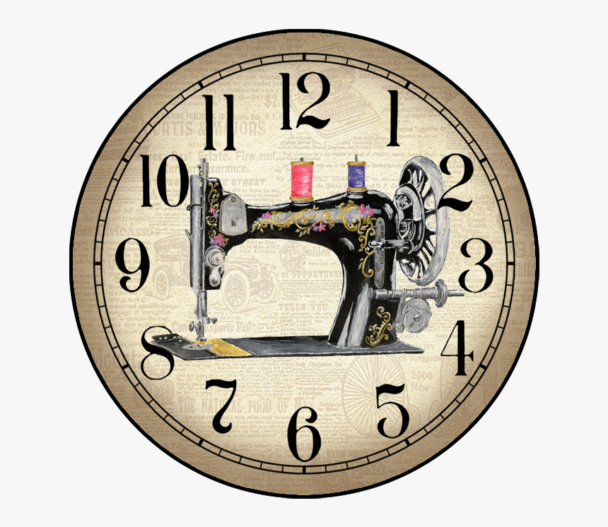 Sewing Machine Wall Clocks