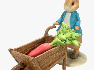 Fairy Garden Peter Rabbit And Wheel Barrow Fairies - Transparent Background Rabbit Png