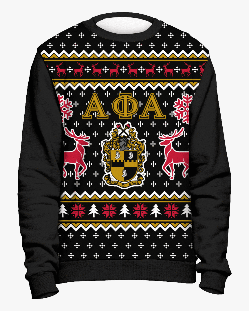 Alpha Phi Alpha Ugly Christmas Sweater - Ugly Christmas Sweater Png