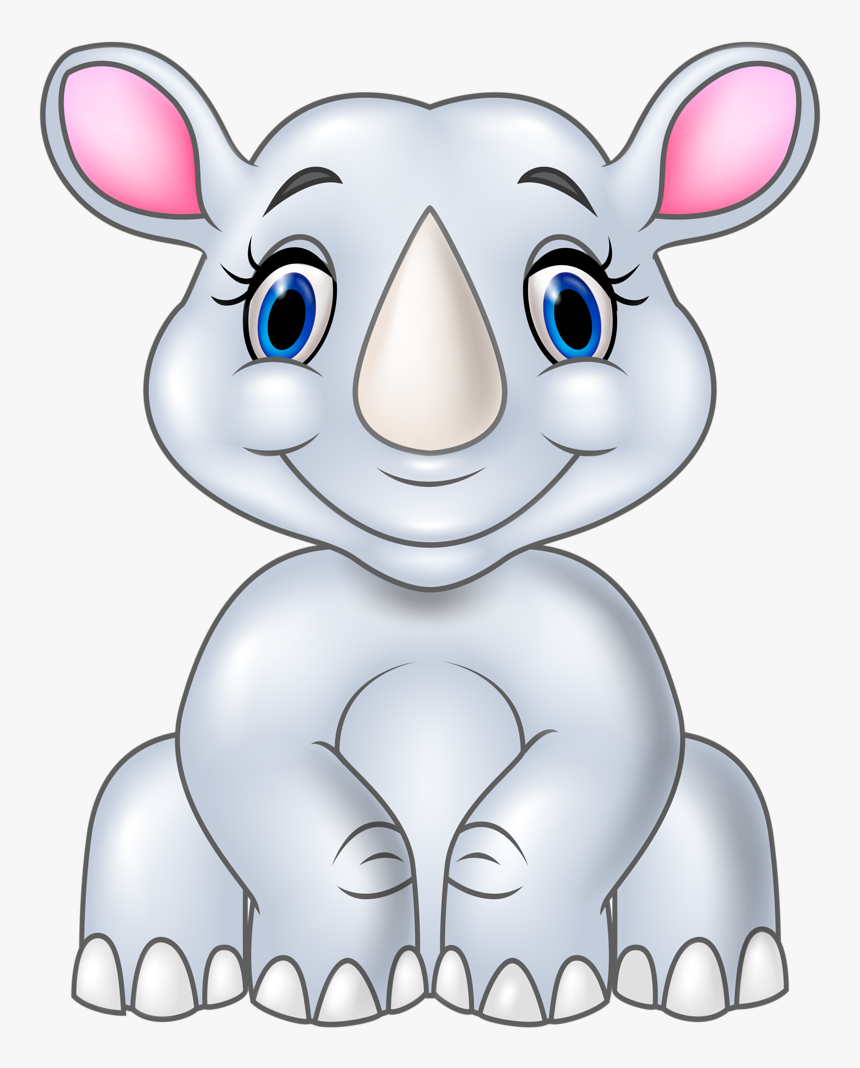 Clipart Rock Animated - Cartoon Transparent Elephant Png