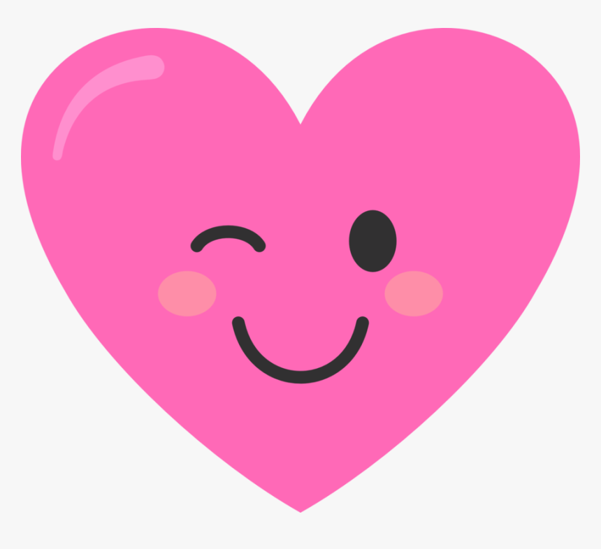 Winky Pink Heart - Logo De Super