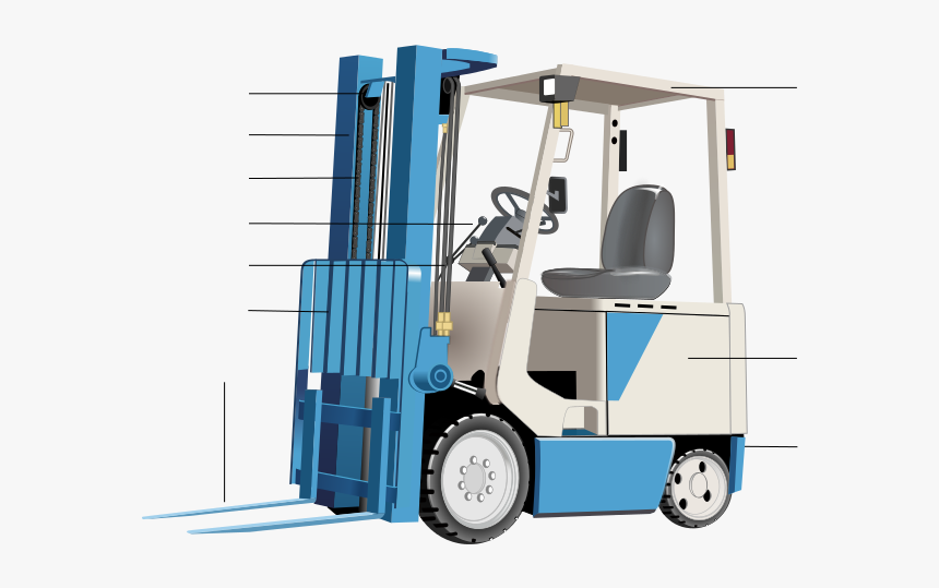 File - Forklift Truck-blank - Svg - Forklift Operator Forklift Truck