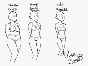 Drawing Females Anatomical Huge Freebie Download - Line Art