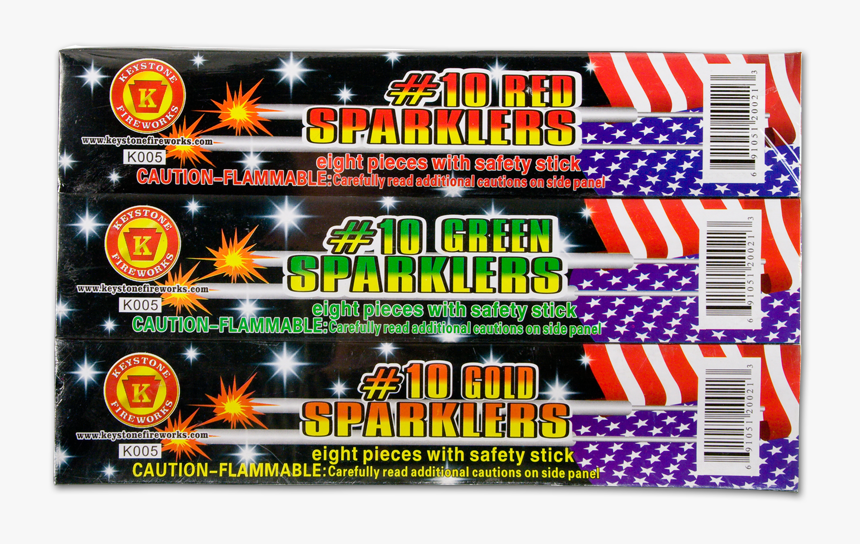 Keystone Fireworks Sparkler - Label