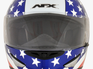White American Flag Png -afx Unisex White Motorcycle - Motorcycle Helmet