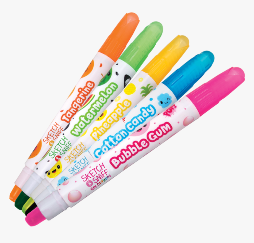 The Sketch Sniff Gel Crayons Pack Includes - Sketch And Sniff Gel Crayons