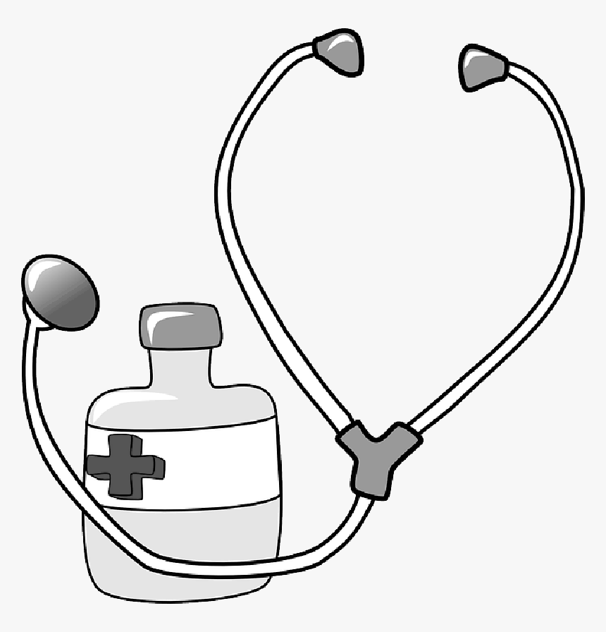Transparent Black Doctor Png - Stethoscope Clipart