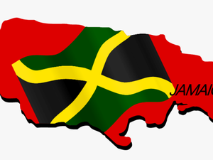 Clip Art Map Of Jamaica 