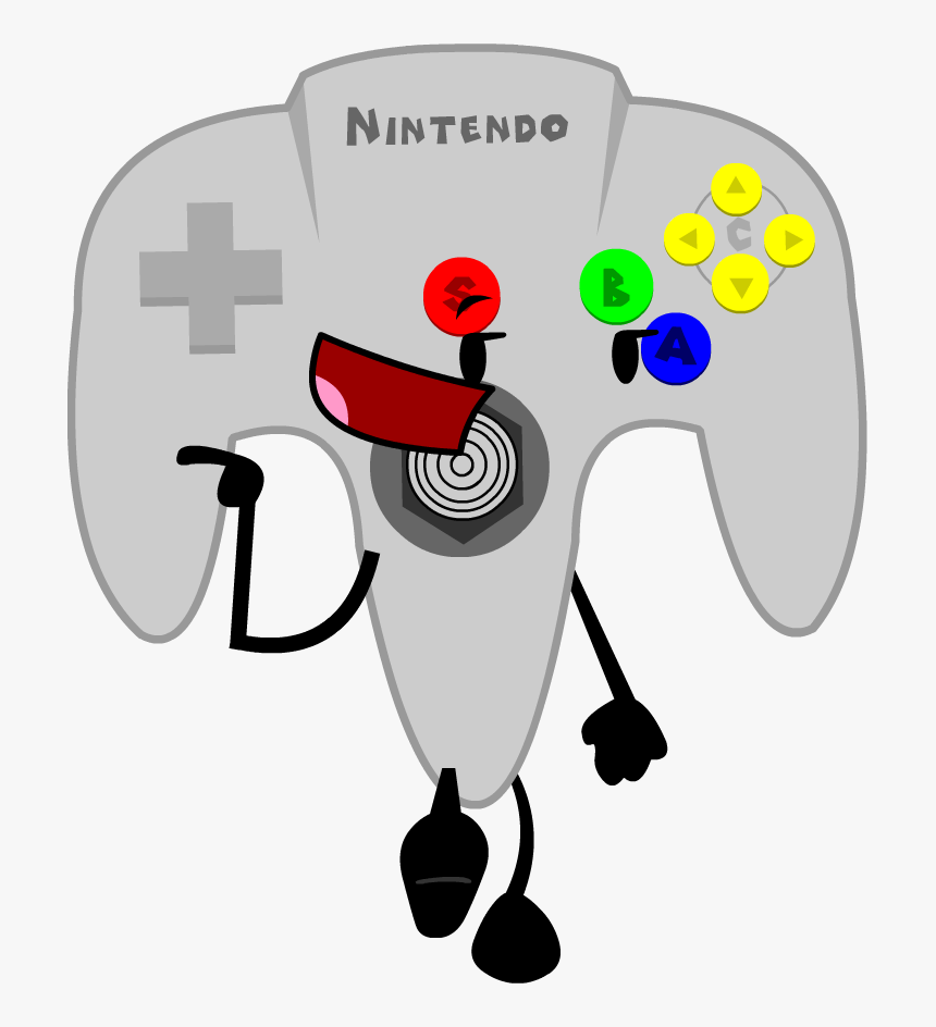 N Frames Illustrations Hd - Bfdi Nintendo 64 Controller