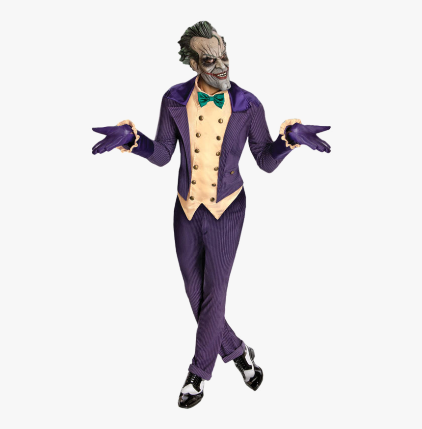 Clip Art Transparent Stock Adult Arkham Halloweenie - Arkham City Joker Costume