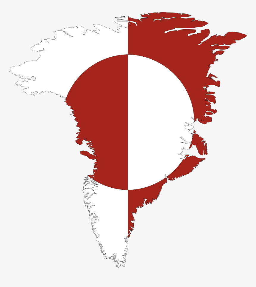 Hd This Free Icons Png Design Of Greenland Map Flag - Greenland Flag On Country