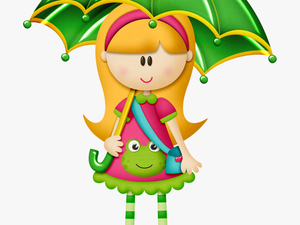Dry Umbrella Clipart - Kid With Umbrella Clipart