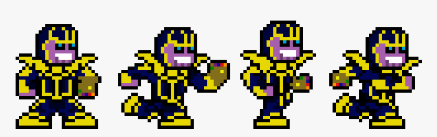 Thanos Pixel Art Png