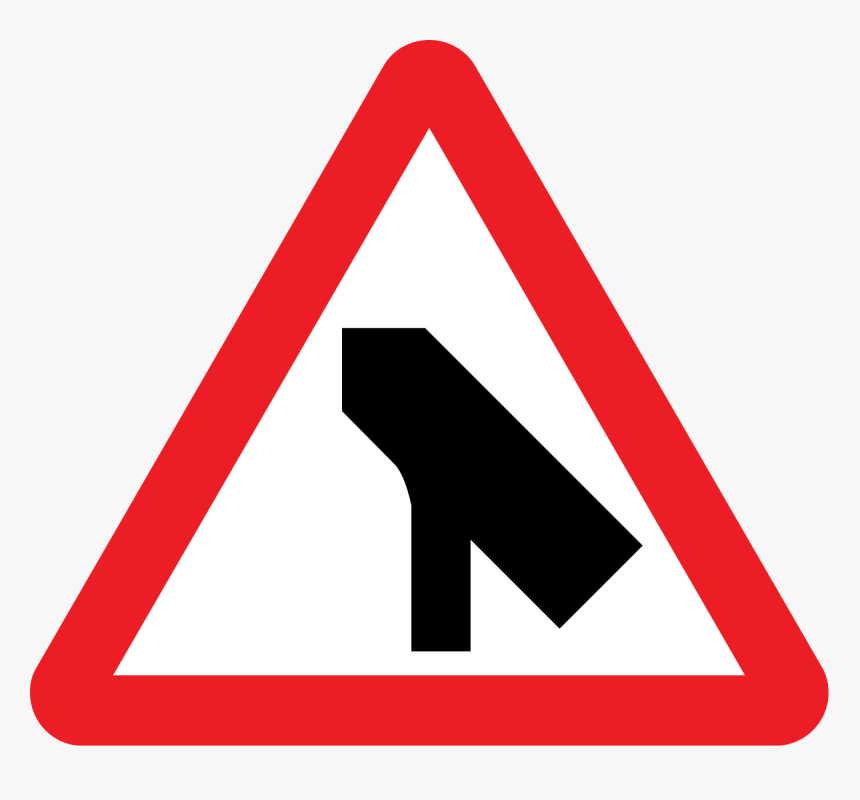 Traffic Merge Sign Uk