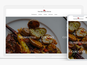 Restaurant Website Template - Web Design