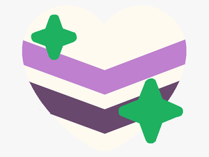 Queerchevronsparkleheart Discord Emoji - Heart