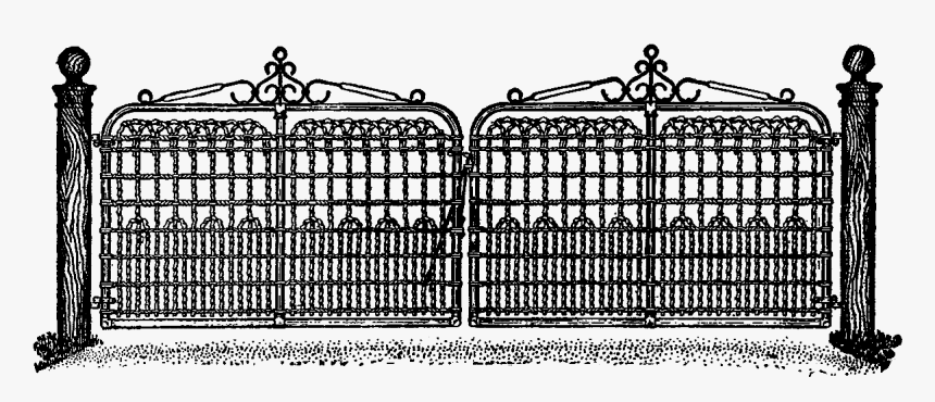 Fancy Gate Png Image - Fence