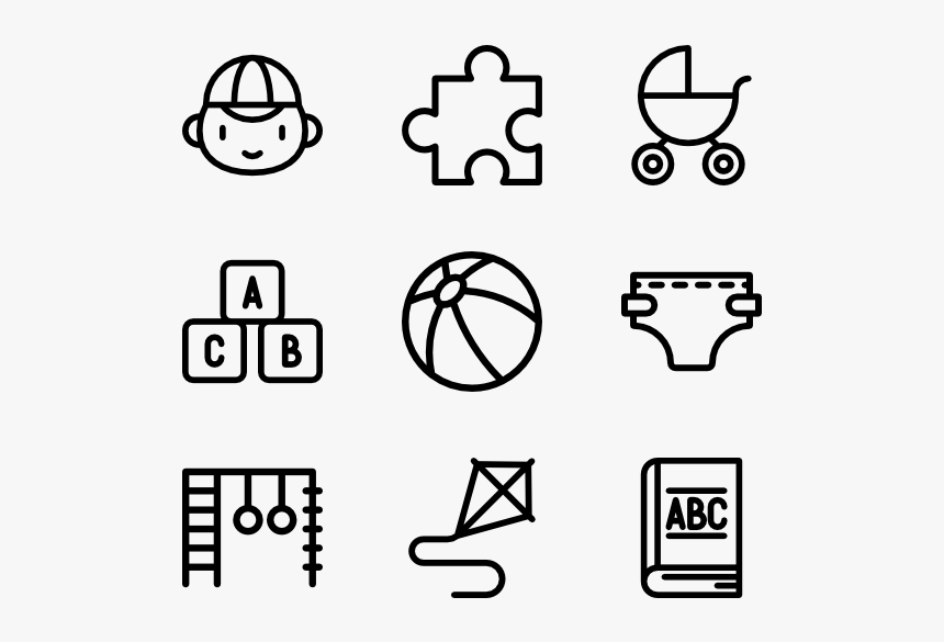 Kindergarten Collection - Design Icons Vector