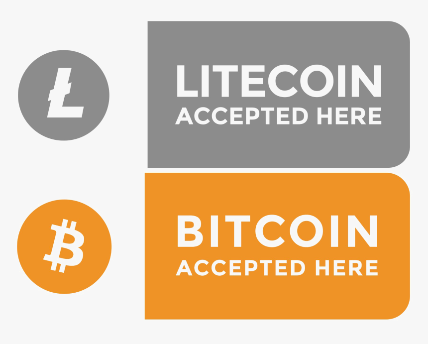 Bitcoin Accepted Here Button Png