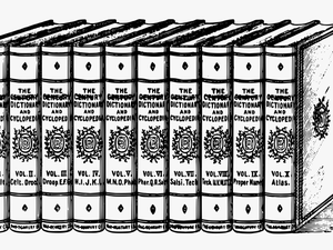 Row Of Books Clip Arts - Row Of Books Clipart Black And White