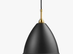 Bl9m Pendant Light With Charcoal Black/brass