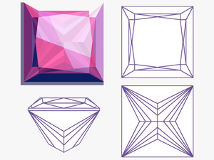 If There Is No Demand For A Fancy Shape Diamond Because - Princess Cut Diamond Clipart