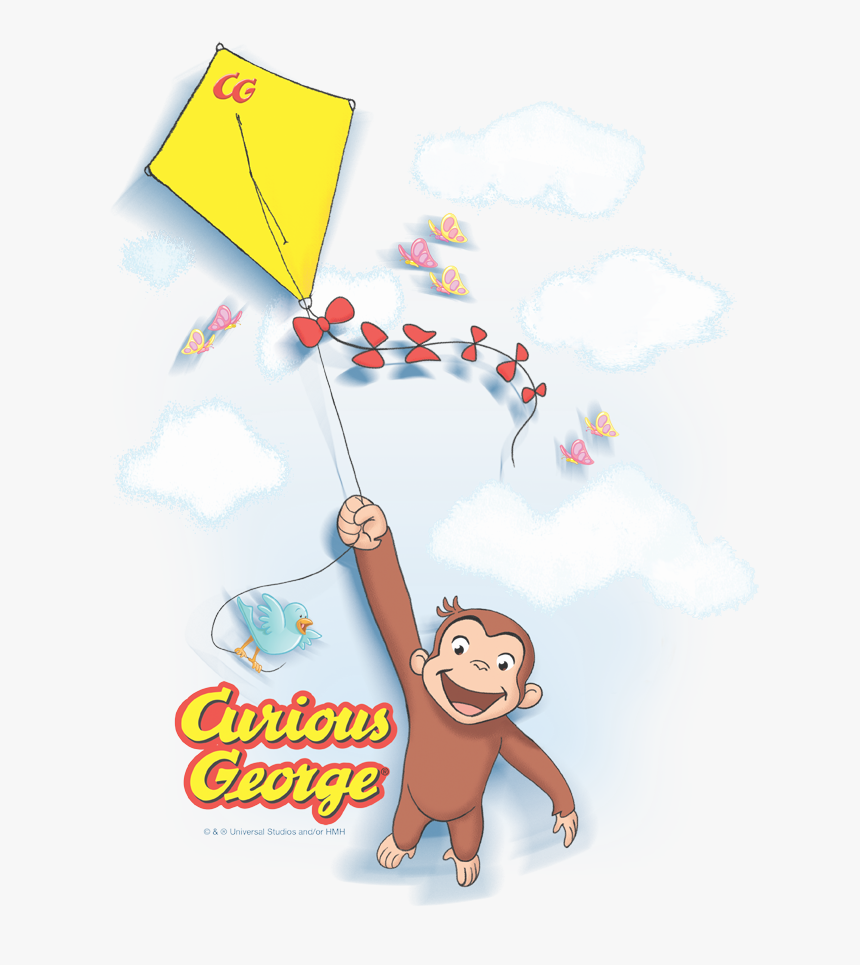 Curious George Flight Men S Long Sleeve T-shirt - Cartoon
