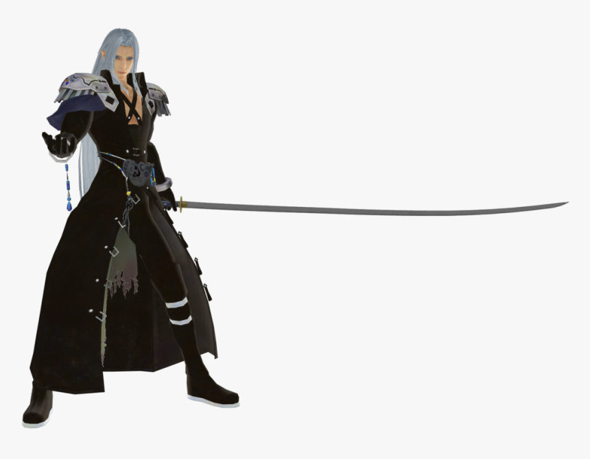 Transparent Cloud Strife Png - Final Fantasy Sephiroth Mmd