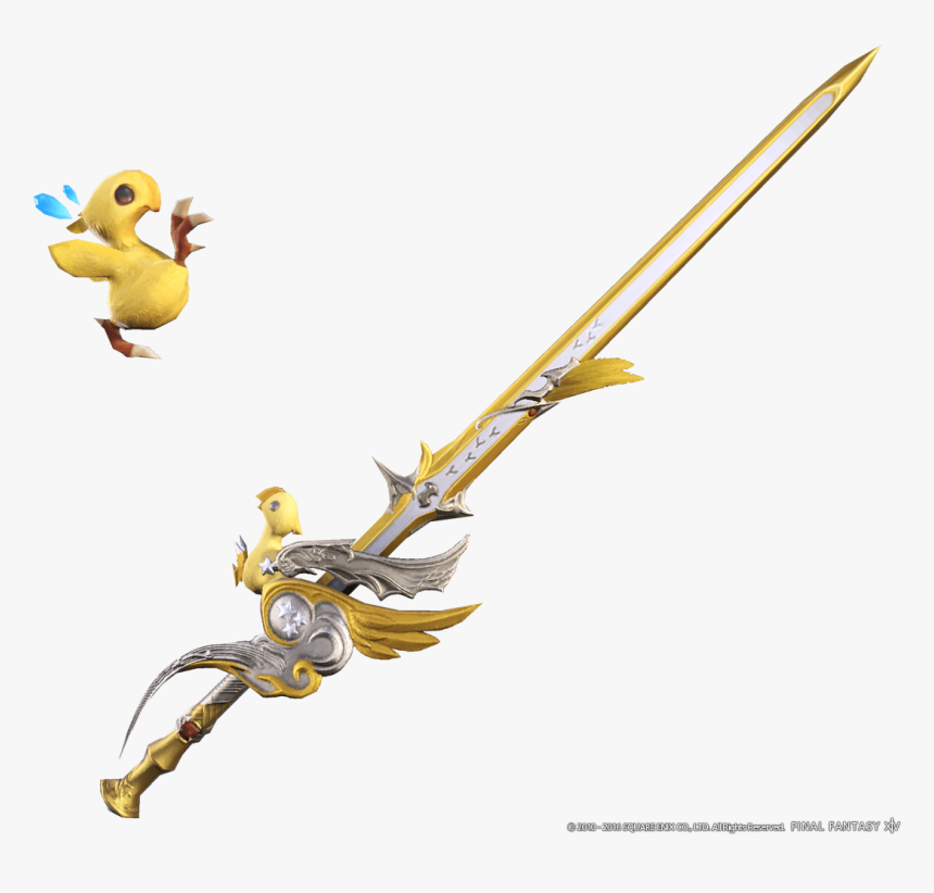 Transparent Chocobo Png - Ffxiv Red Mage Weapon