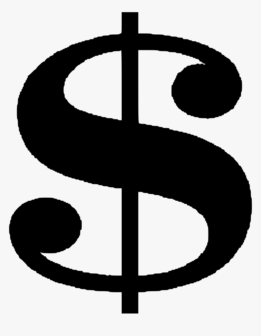 Money 10 Clip Arts - Dollar Sign Clipart Black And White