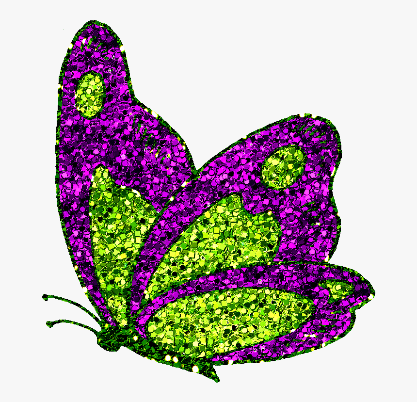 Glitter Butterfly Clipart