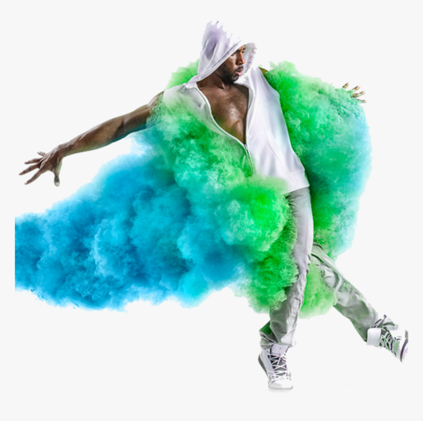 #ftestickers #man #dancer #entertainer #abstractart - Dancer With A Colour Explosion