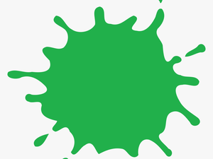 Green Splat Vector Clipart Image Free Png - Green Splat Png