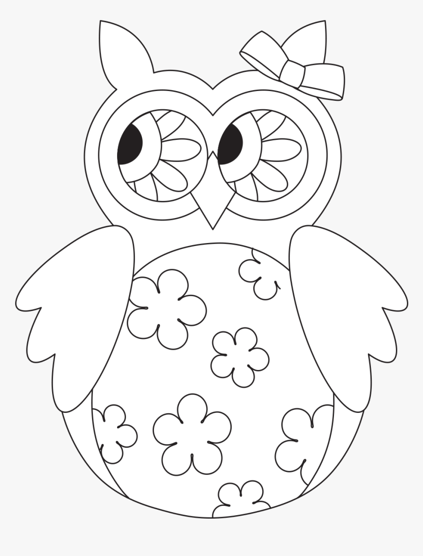Free Owl Digital Stamps For Card