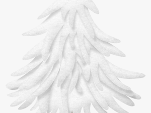 Transparent Snow Covered Trees Clipart